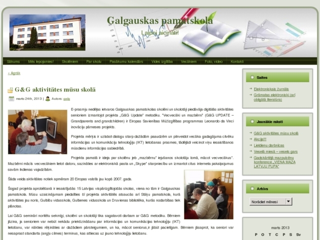 Galgauskas pamatskola, 