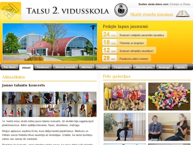Talsu 2. vidusskola, 